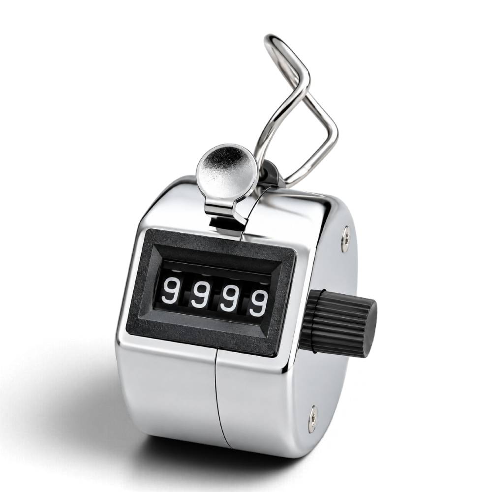 Handheld Mechanical Tally Counter – 4 Digit