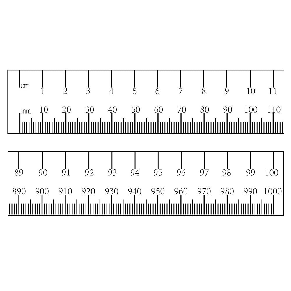 Wooden Metre Ruler - Standard