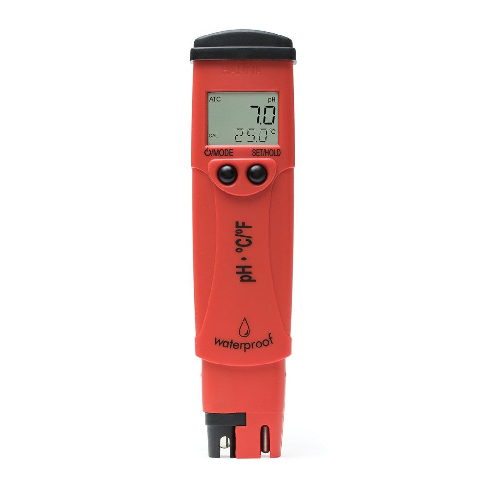 Hanna pH/Temperature Tester with 0.1 pH Resolution - pHep 4