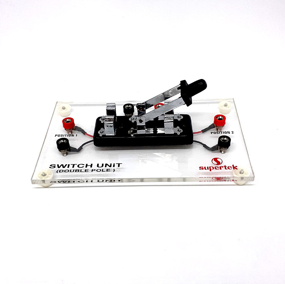 Knife Switch Double Pole Double Throw W/4mm Banana Sockets