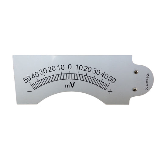Galvanometer Dial For 42MDS Demo Meter, 50-0-50mV