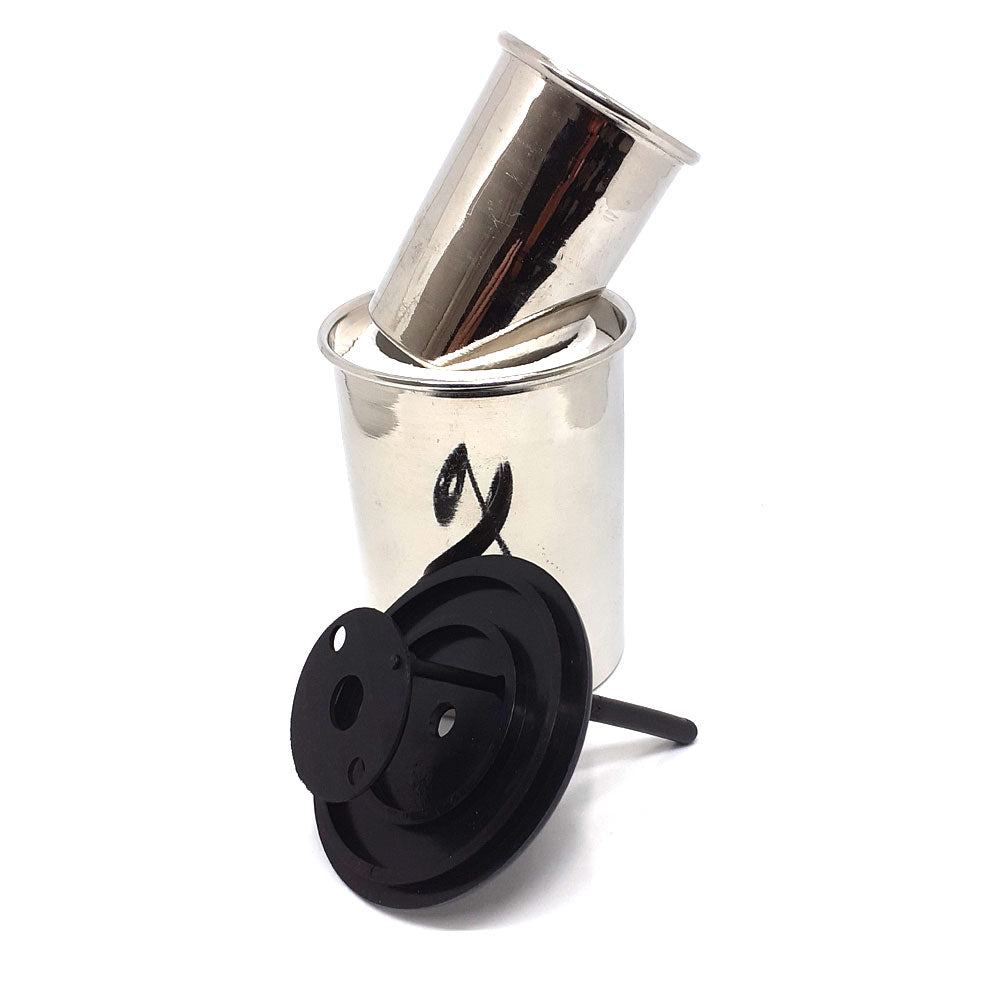 Calorimeter Cup, Inner/Outer, Pair, Lid &Stirrer
