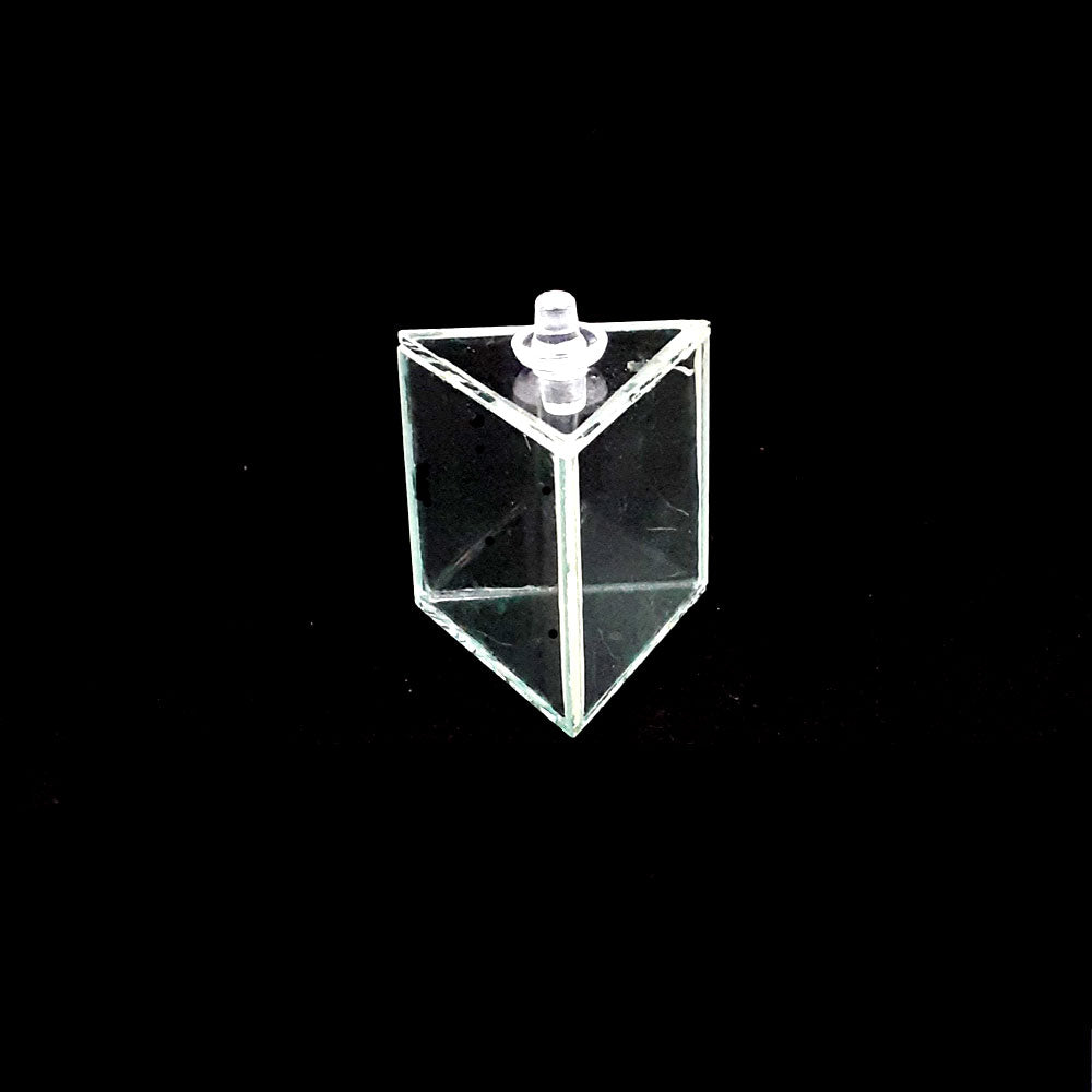 Prism Glass Hollow 38mm Triangular