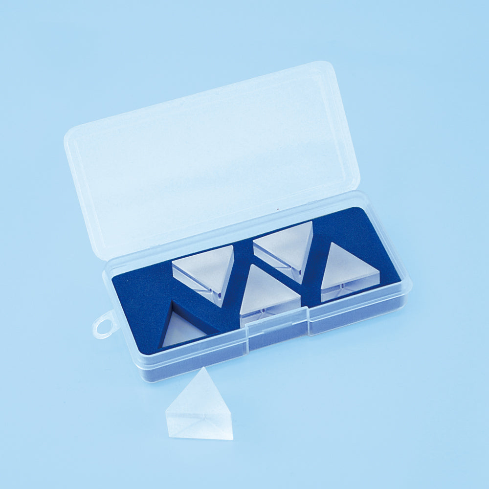 Prism Optical Glass 30x30x30mm, 20mm Th, Set/5 In Case