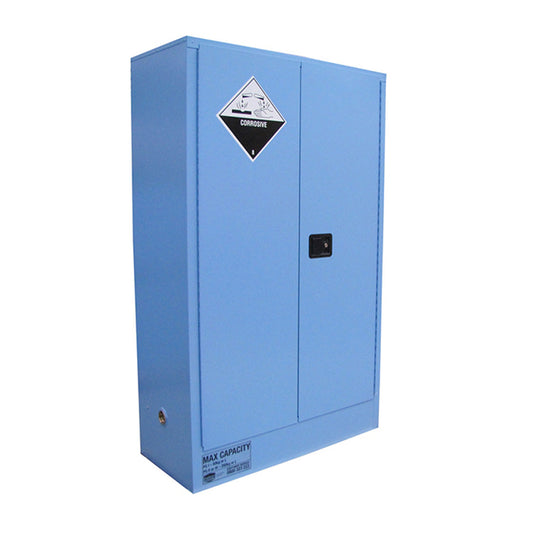 Corrosives Cabinet 250L, 3 shelves