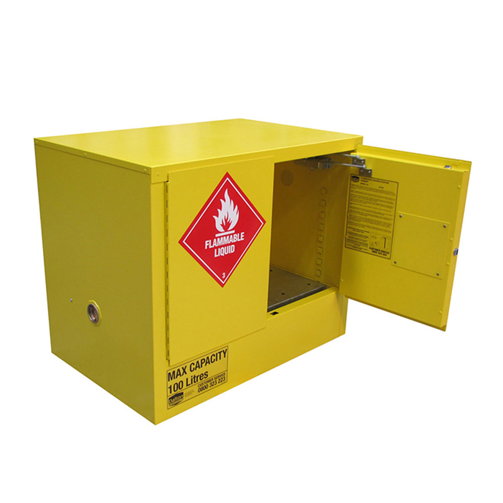Flammables Cabinet 100L, 1 shelf