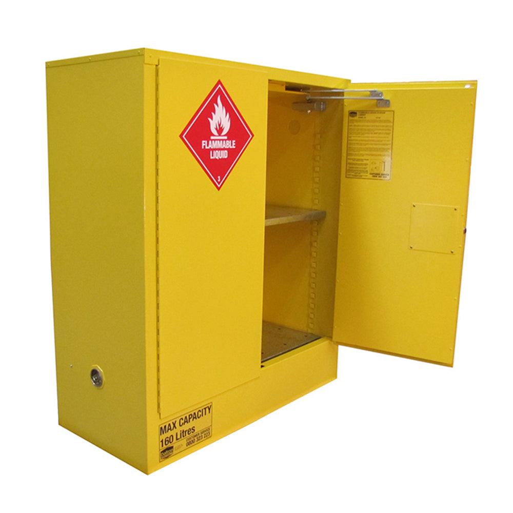 Flammables Cabinet 160L, 2 shelves