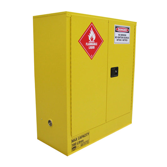 Flammables Cabinet 160L, 2 shelves