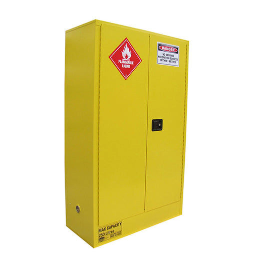 Flammables Cabinet 250L, 3 shelves
