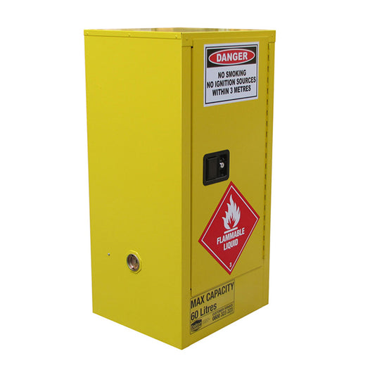 Flammables Cabinet 60L, 2 shelves