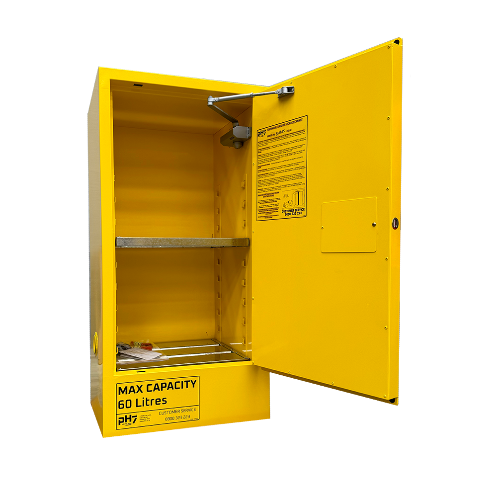 CLASS 4 DG CABINET 60L 1 DOOR 2 SHELVES