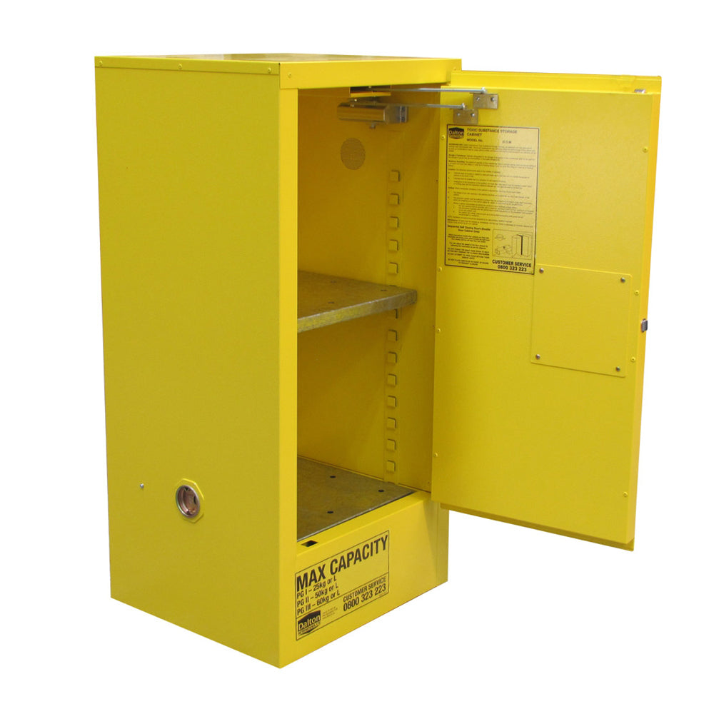 Toxic Storage Cabinet 60L, 1 shelf