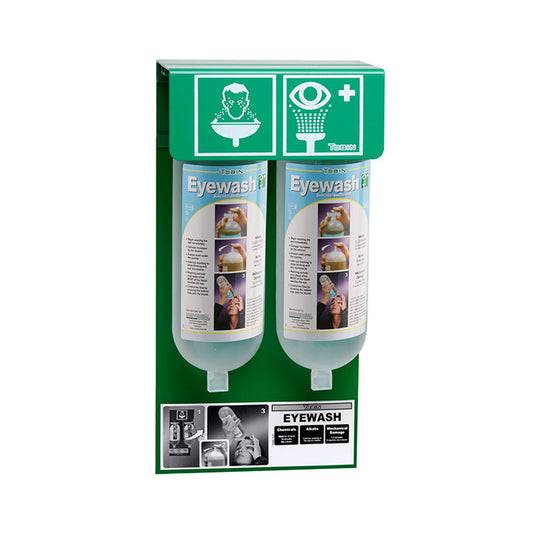 Eyewash Buffer Solution 2x1L Wall Stand, Tobin