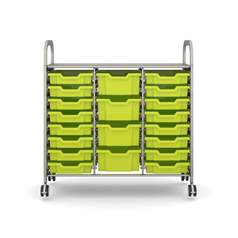 Gratnells Callero Plus Treble Trolley – 16 Shallow & 4 Deep Trays