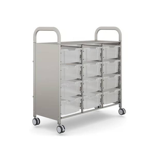 Gratnells Callero Plus Treble Trolley – 12 Deep Trays