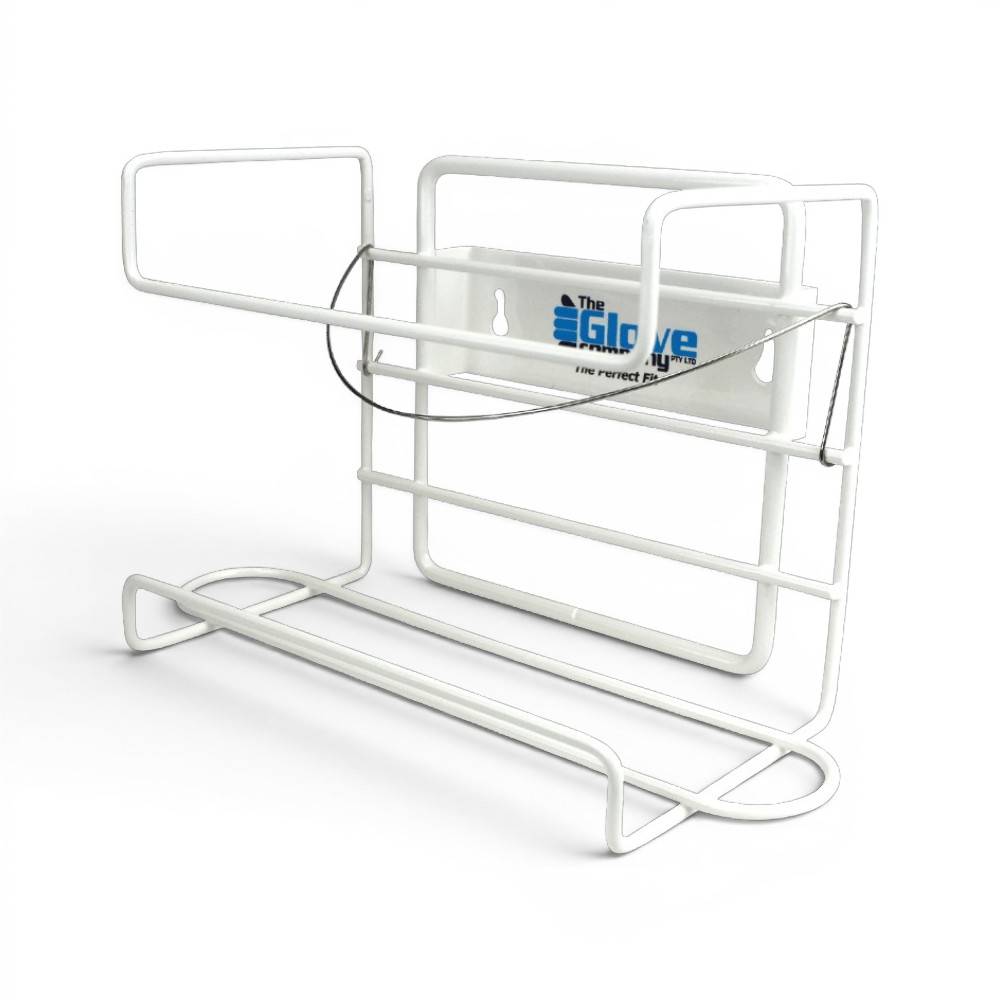 Single Tier Wall Mount Glove Dispenser – Powder Coated Steel