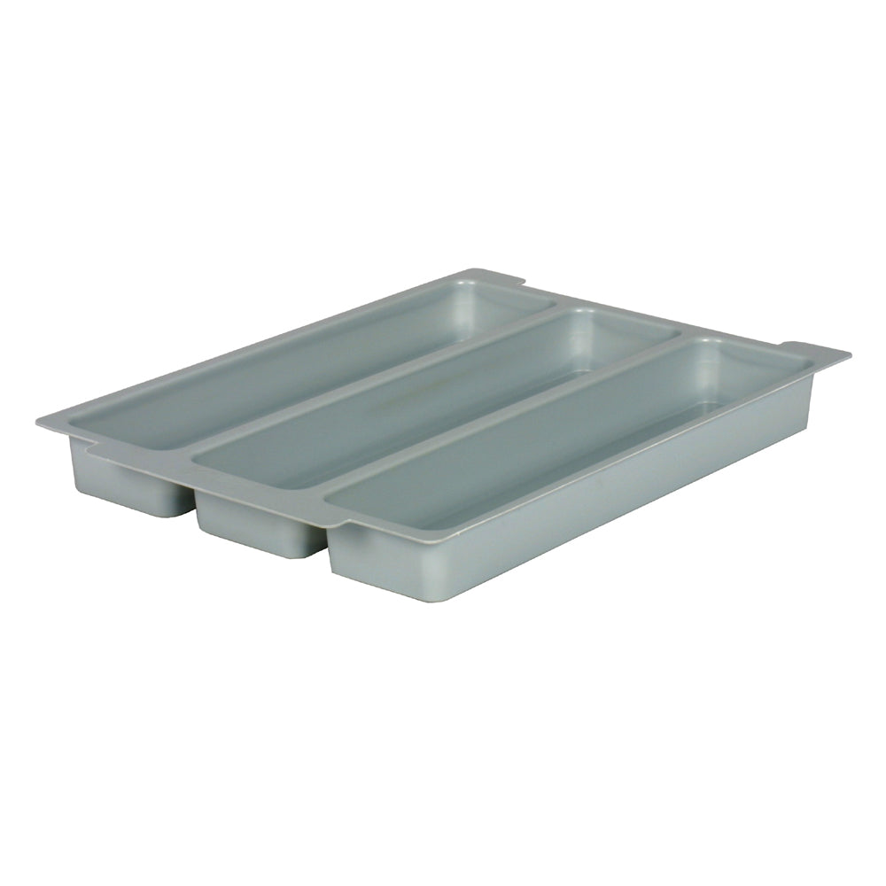 Gratnells Standard Shallow Moulded Tray Insert – 3 Sections (Fits F1 Trays)