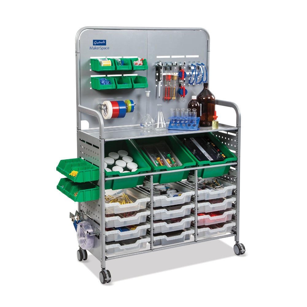 Gratnells Makerspace Trolley, No Trays