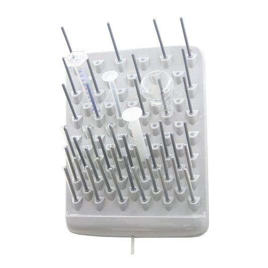 Glassware Drying Rack with Drain Tray