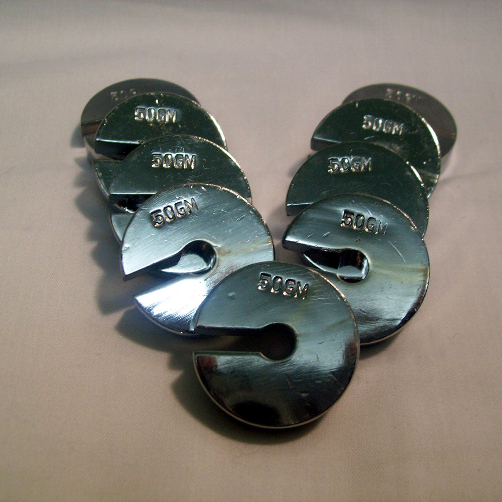 Spare Slotted Masses 20g 3mm - Pack 9
