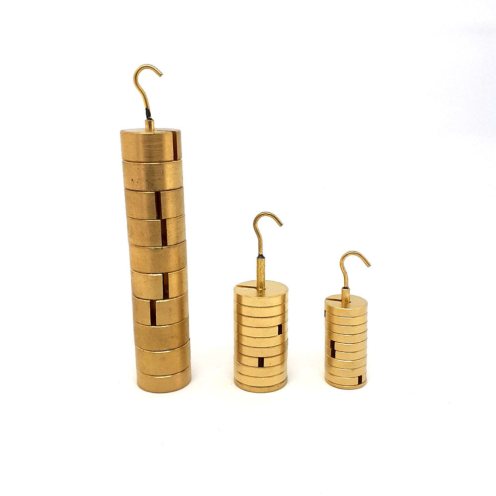 Slotted Mass Set 200g (9x20g) + 3mm Carrier