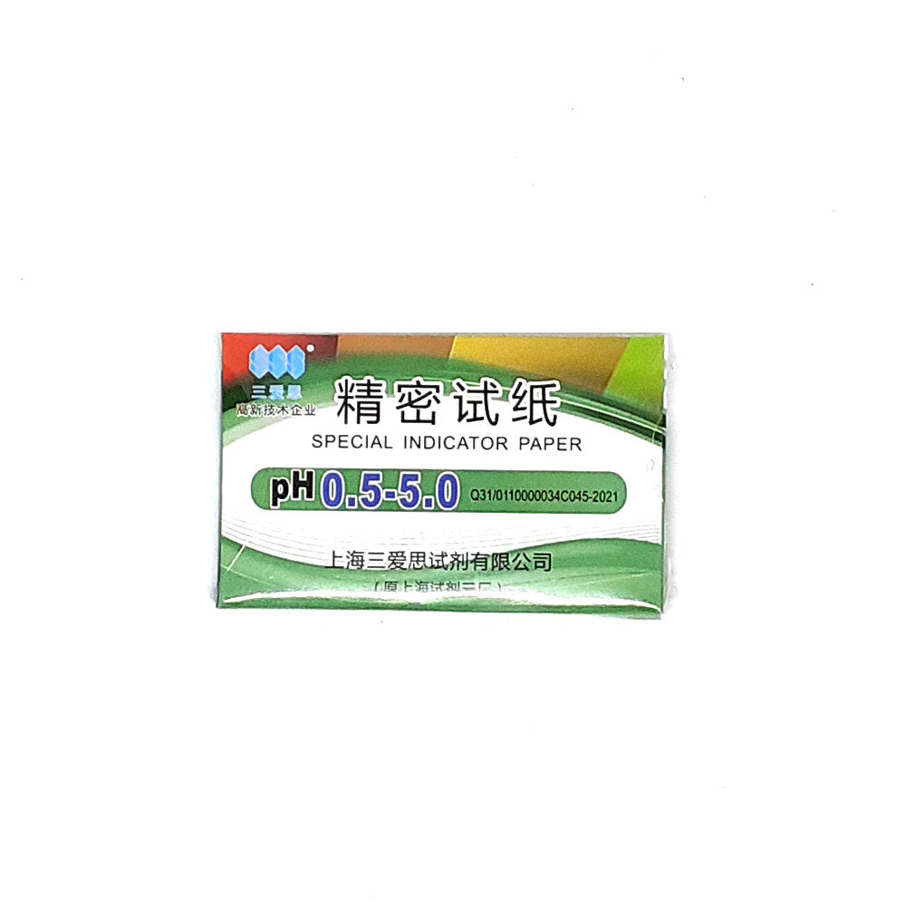 Indicator Paper Narrow Range pH 0.5-5.0 SSS Brand