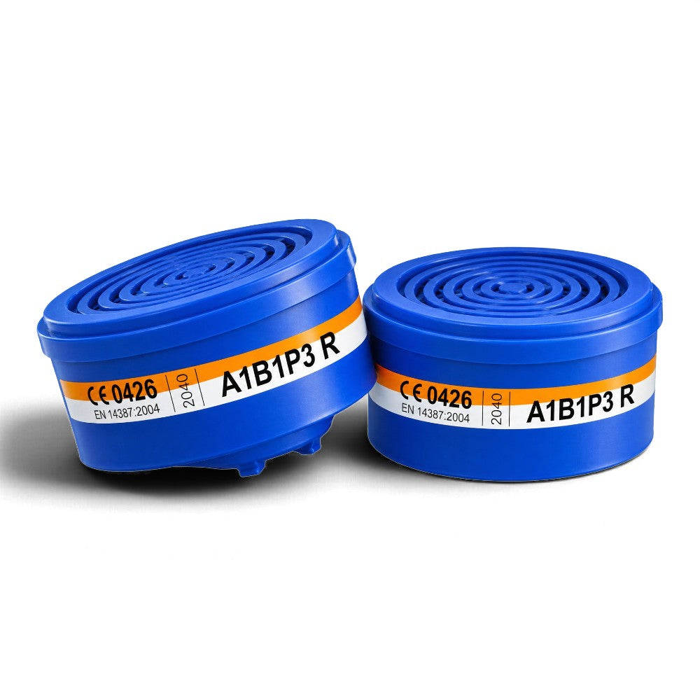 Spasciani A1B1P3 R combined gas and particulate respirator cartridges – pack of 2