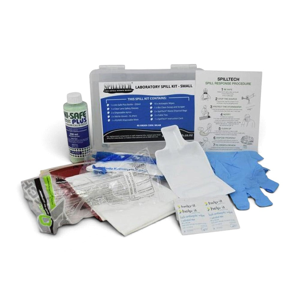 SpillTech 6L wall-mount laboratory spill kit