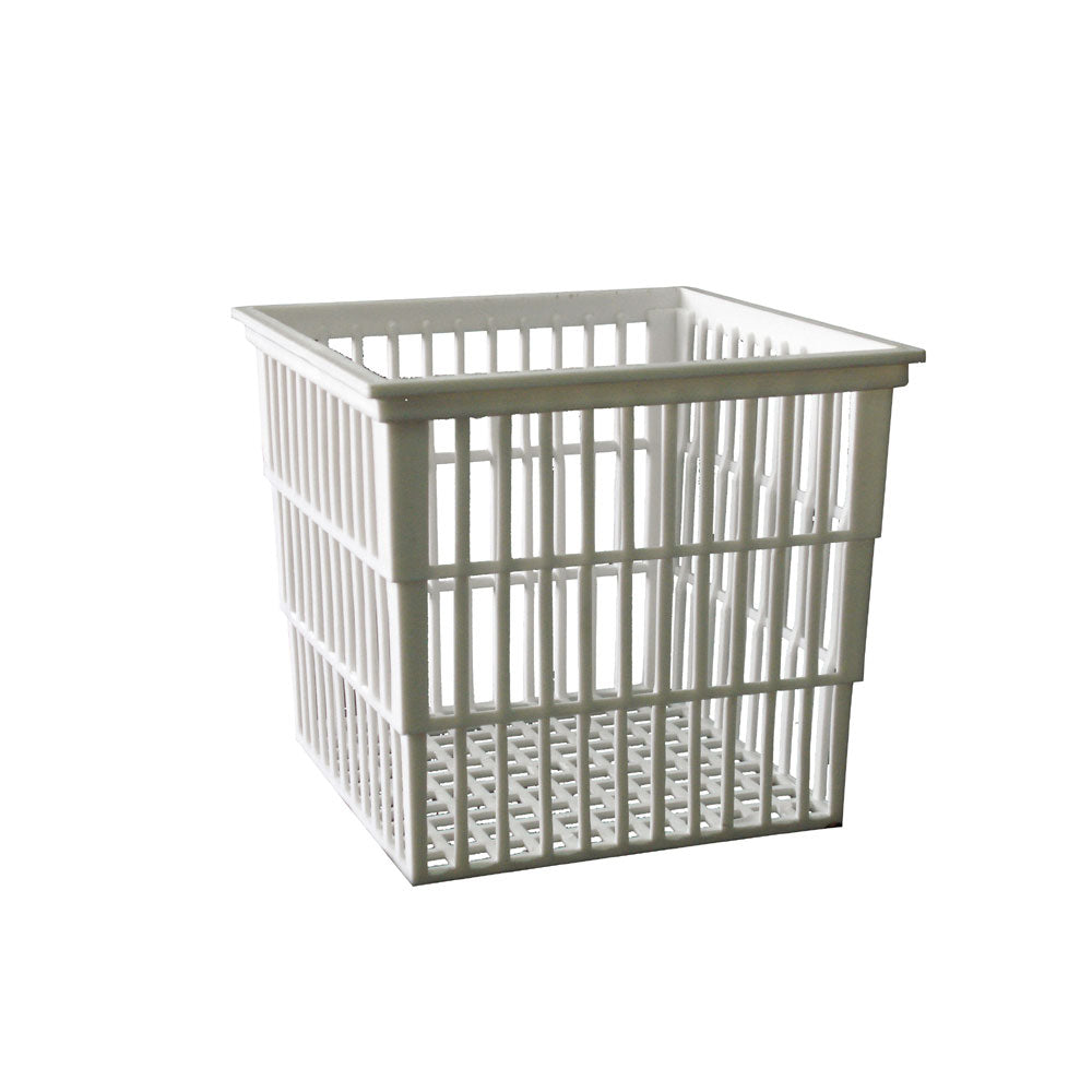 Polypropylene test tube basket 160 x 160 x 150mm