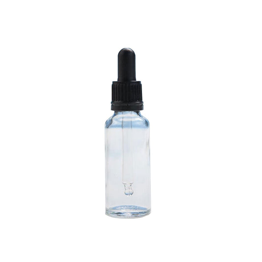 Clear Dropper Bottle With Tampertel Dropper 30ml