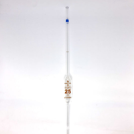 Volumetric Pipette A-Grade  25ml, Supertek