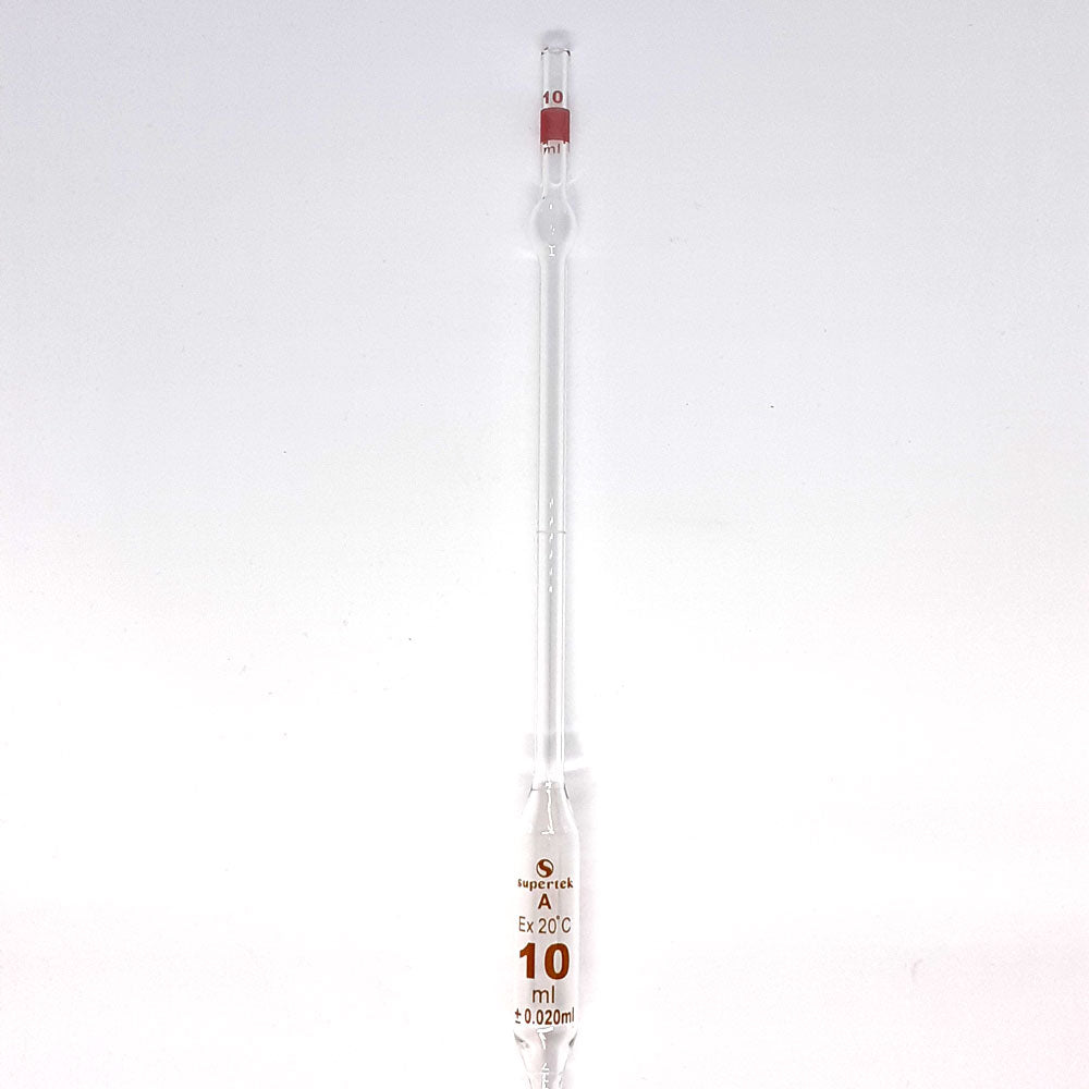 Pipette Vol. A With Safety Bulb 10ml, Supertek