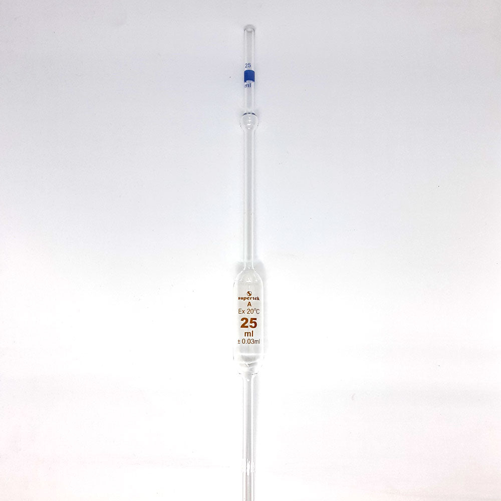 Pipette Vol. A With Safety Bulb 25ml, Supertek