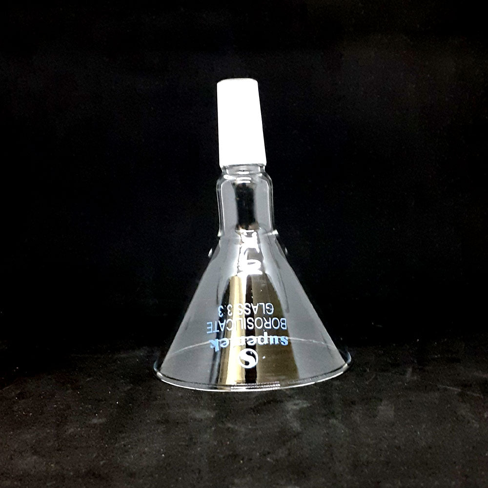 Powder Funnel Glass 80mm 19/32 fitting
