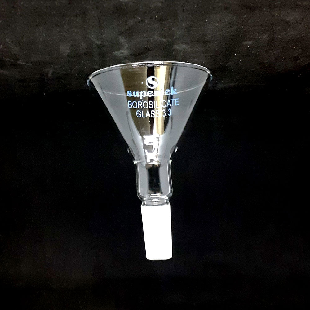 Powder Funnel Glass 80mm 19/32 fitting