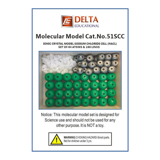 Sodium Chloride Crystal Structure molecular Model Kit