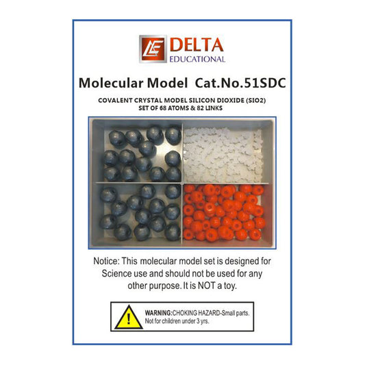 Silicon Dioxide Covalent Crystal Structure Model Kit