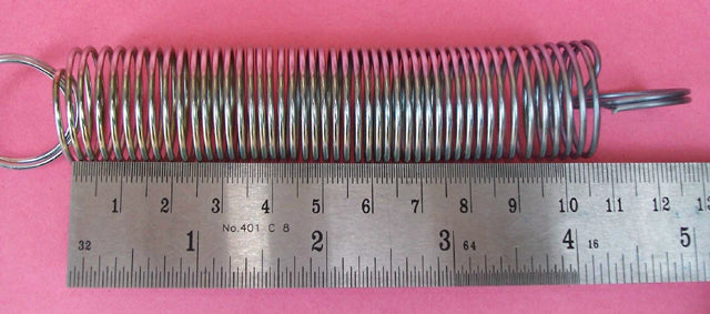 Spring Hooke's Law 25x105mm (DxL) plated