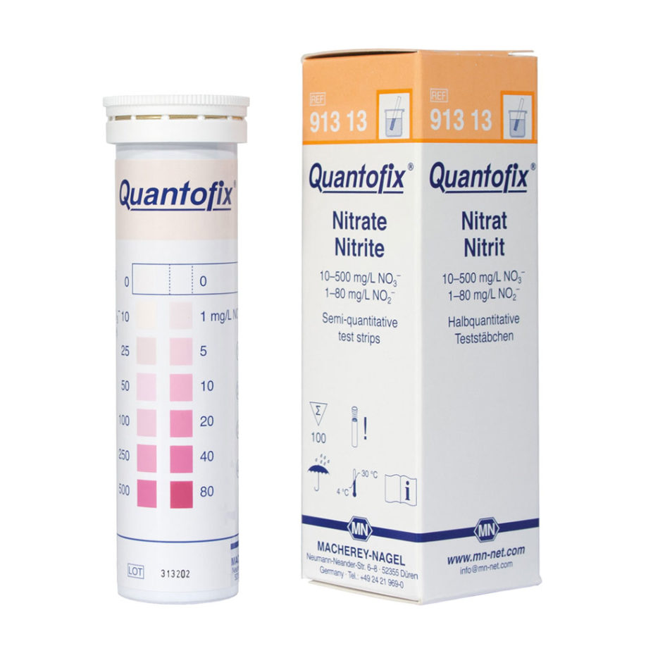 QUANTOFIX Nitrate Nitrite Test Strips MACHERY NAGEL Pack 100 Strips