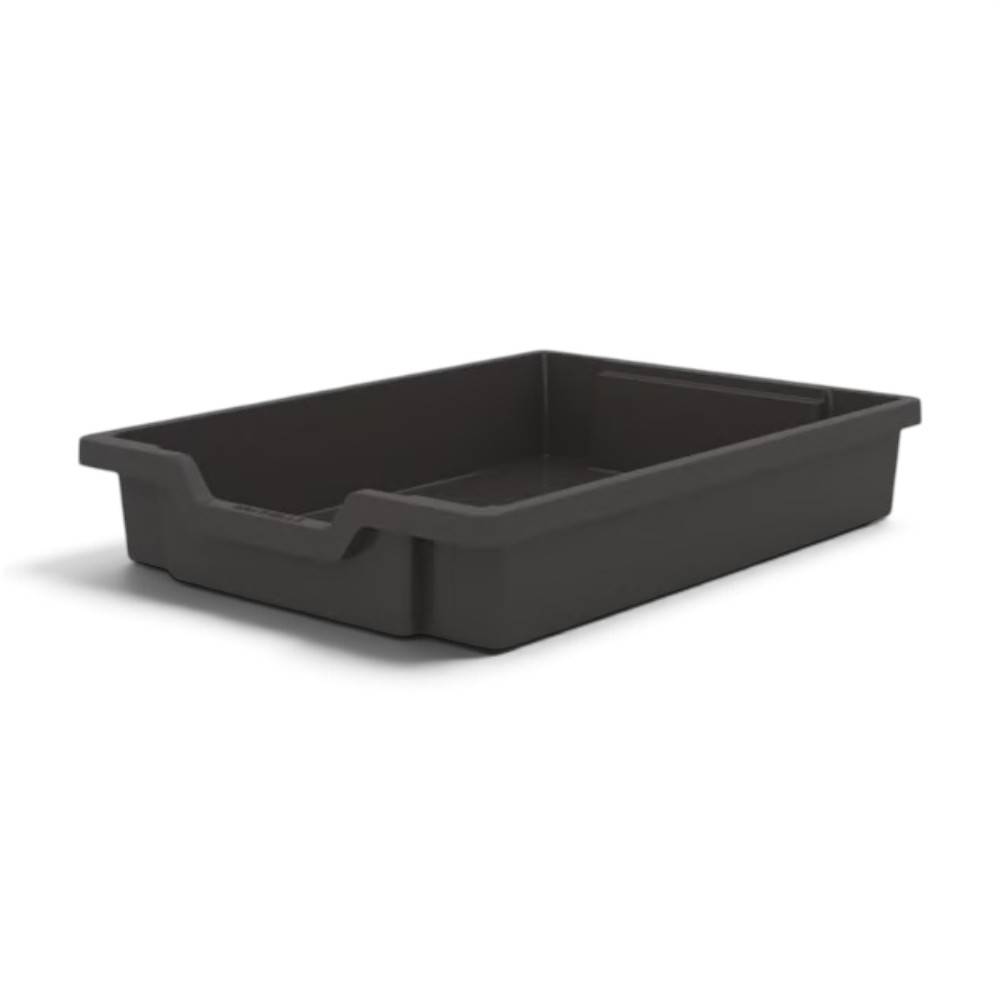 Gratnells F1 Shallow Tray Charcoal Grey