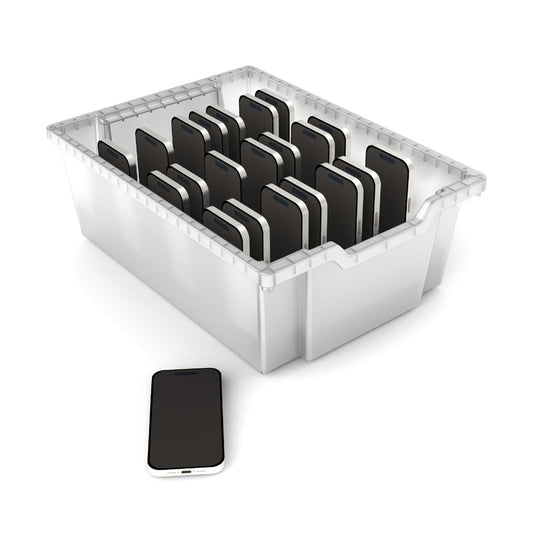 Gratnells Standard Deep Foam Insert – 50mm for 30 Mobile Phones or Calculators (80 x 16mm Slots)