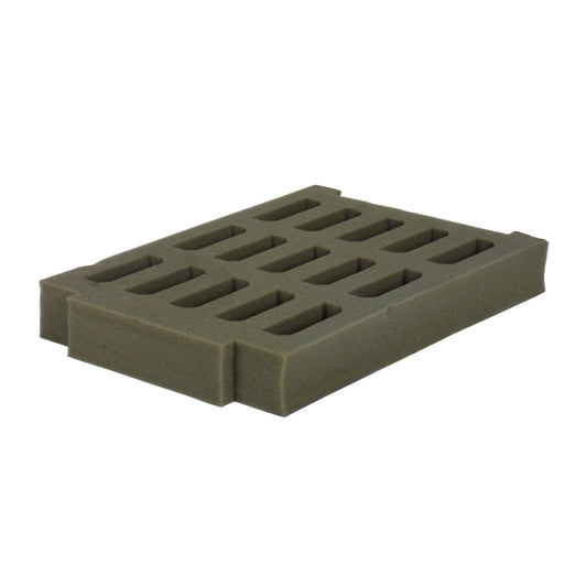 Standard Extra Deep Foam Insert – 50mm for 15 Graphic Calculators (80 x 23mm Slots)