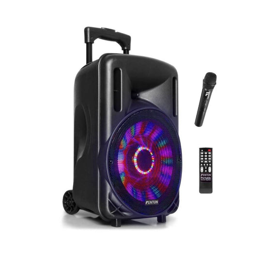 Portable Sound System 10" 450W – Wireless PA Speaker with Microphone