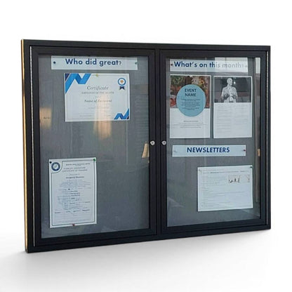 Lockable Noticeboard 900 x 1200mm