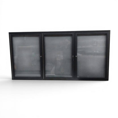 Lockable Noticeboard – Aluminium Frame