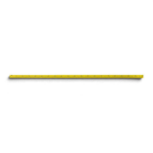 1 metre plastic ruler with metric and imperial graduations