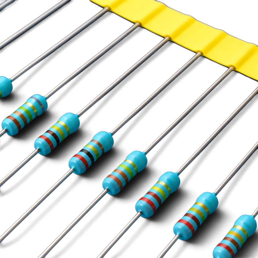 Assorted quarter-watt electronic resistors
