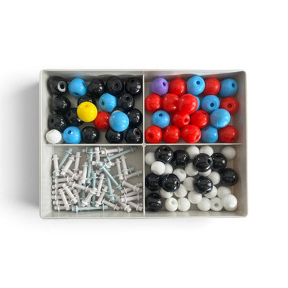 Biochemistry molecular model student set with 74 atoms