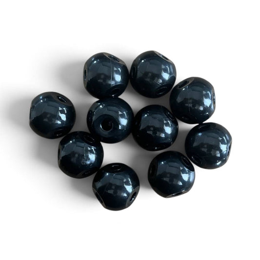 Carbon molecular model atoms 23mm 4-hole tetrahedral – pack of 10