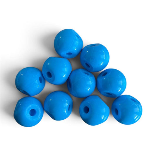 Nitrogen molecular model atoms 23mm 3-hole trigonal blue – pack of 10